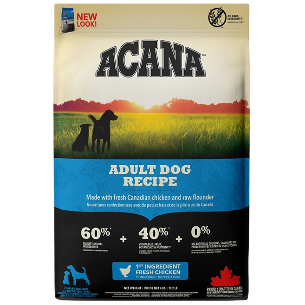 17キロ　ACANA ADULT DOG RECIPE ドライフード Acana Adult Dog Recipe Акана для взрослых собак